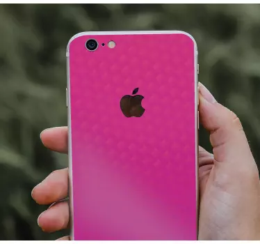 Iphone sticker levendige roze overlay - TenStickers
