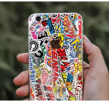 Iphone sticker levendige sticker collectie - TenStickers