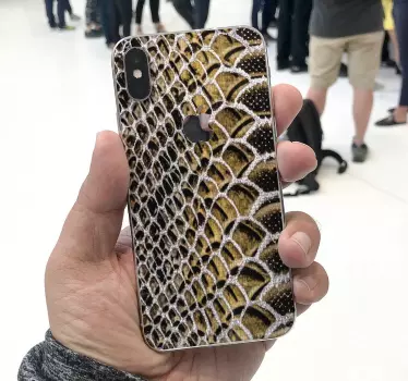 Iphone sticker slangenhuid oppervlak - TenStickers
