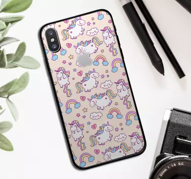 Iphone sticker unieke creatieve eenhoorns - TenStickers