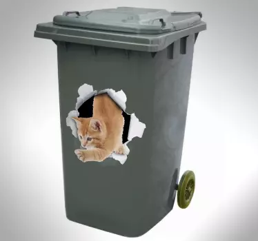 Container sticker kat - TenStickers