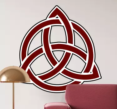 Keltisch knoopontwerp sticker geometrische vormen - TenStickers