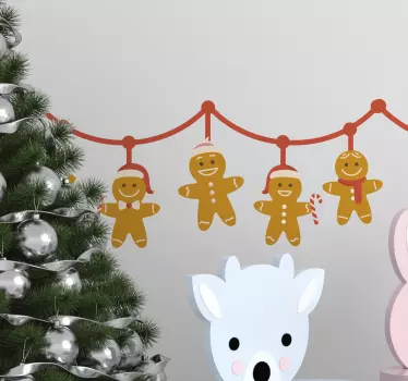 Kerststickers mannetjes - TenStickers