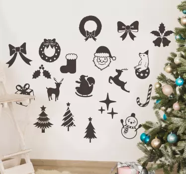 Kerstmis sticker - TenStickers