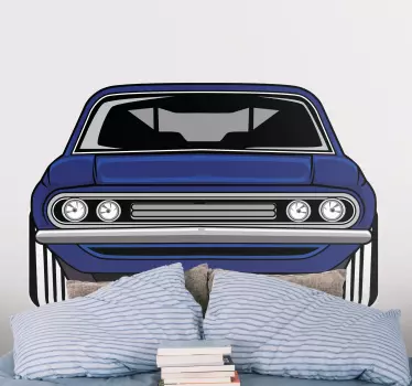 Klassieke voorkant auto sticker - TenStickers