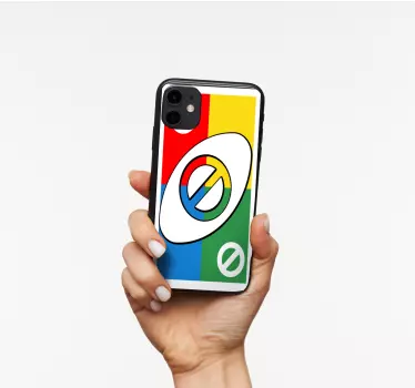 Iphone sticker kleurrijk kaarten spel - TenStickers