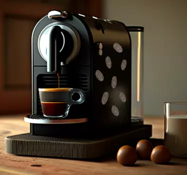 Koffiebonen Decoratie stickers  - TenStickers