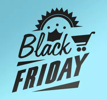 Korting sticker black friday winkelaanbiedingen - TenStickers