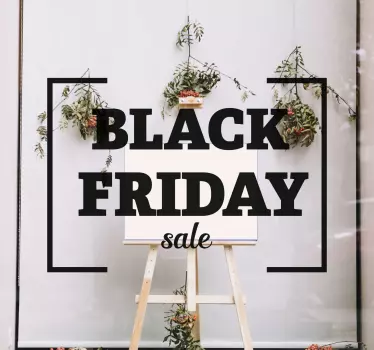 Korting sticker black sale special - TenStickers