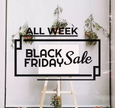 Korting sticker weekaanbieding - TenStickers
