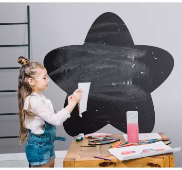 Krijtbord sticker interactieve sterrenruimte - TenStickers
