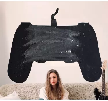Krijtbord sticker videospelcontroller - TenStickers