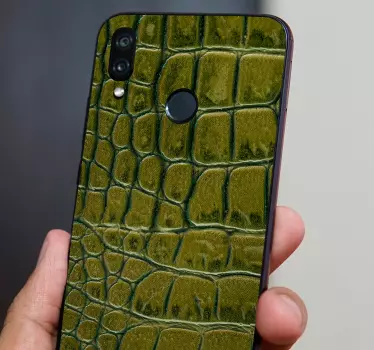 Krokodil textuur cover huawei sticker - TenStickers