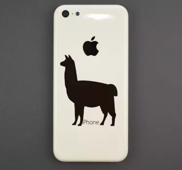 lama iPhone sticker - TenStickers