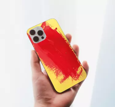 Levendige kleurenspatten iPhone sticker - TenStickers