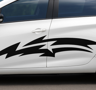 Lineair snelheidsontwerp autosticker - TenStickers