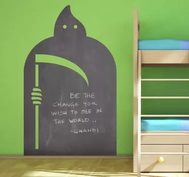 Krijtbord sticker magere hein - TenStickers