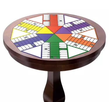Mens erger je niet spel sticker - TenStickers