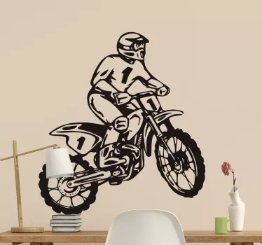 Motorsport Muursticker - TenStickers