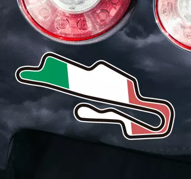 Mugello circuit autosticker - TenStickers