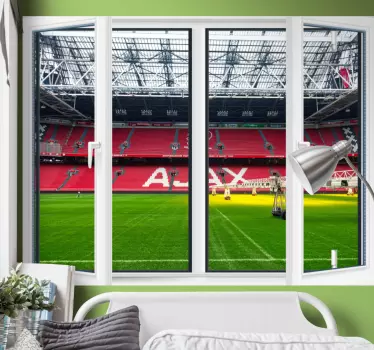 Muursticker voetbal 3d - TenStickers