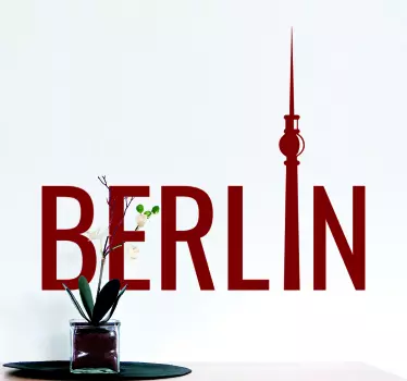 Muursticker Berlin - TenStickers