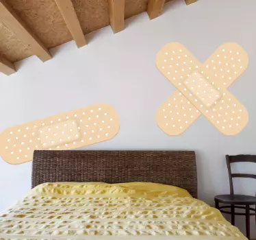 Muursticker decoratieve pleisters - TenStickers