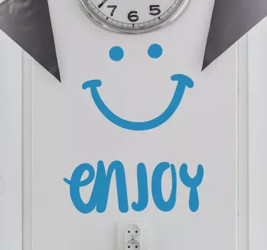 Tekst sticker enjoy - TenStickers