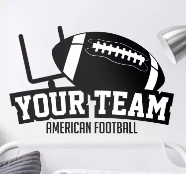 Muursticker football team - TenStickers