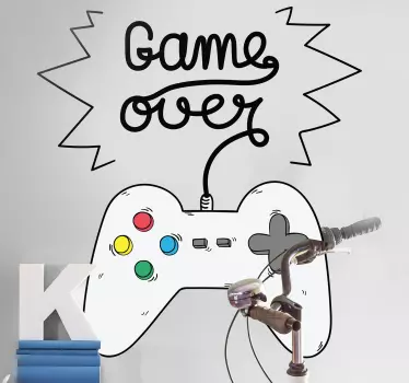 Muursticker game over - TenStickers