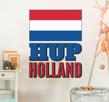 Muursticker Hup Holland - TenStickers