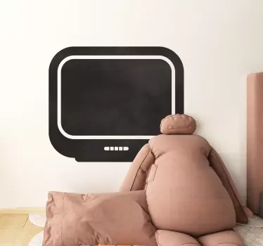 Krijtbord sticker televisie - TenStickers