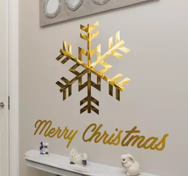 Muursticker Merry Christmas - TenStickers
