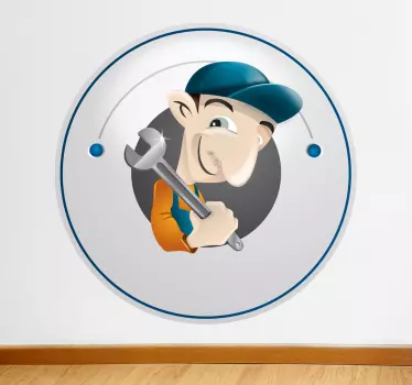 Muursticker monteur - TenStickers