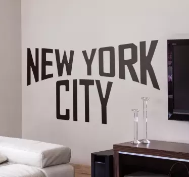 Muursticker New York City - TenStickers