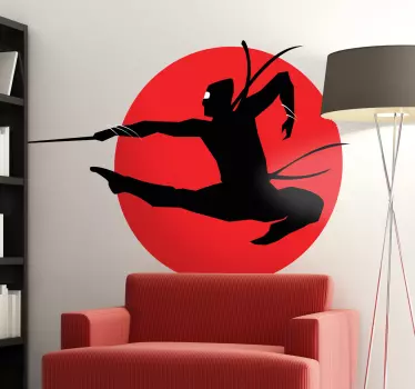 Muursticker Ninja - TenStickers