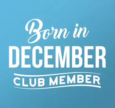 Muursticker personaliseerbaar born in - TenStickers