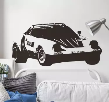Muursticker rally auto - TenStickers
