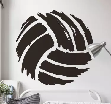 Muursticker sport volleybal bal - TenStickers