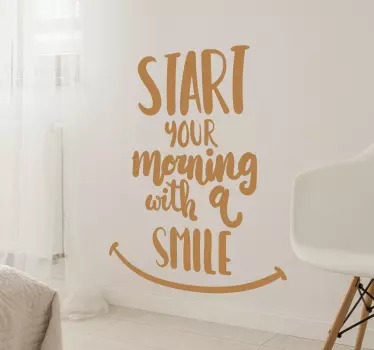Muursticker Start your morning - TenStickers