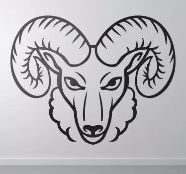 Muursticker Sterrenbeeld Steenbok - TenStickers