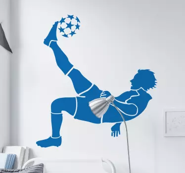 Muursticker voetbal champions - TenStickers