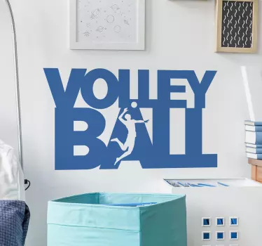 Muursticker Volley Ball - TenStickers