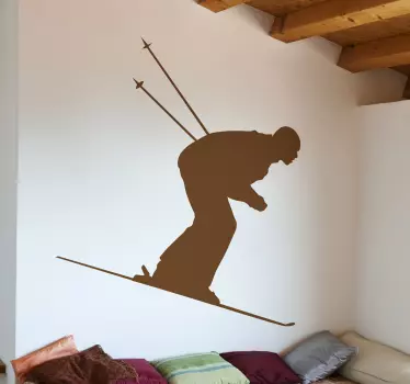 Muursticker Wintersport Skiën - TenStickers