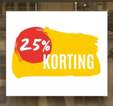 Muurstickers aanbiedingen Geschilderd 25% korting - TenStickers