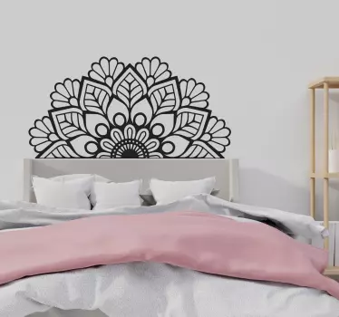 Mandala hoodeinde muursticker - TenStickers