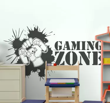Muurstickers bordspellen Gaming zone tieners - TenStickers