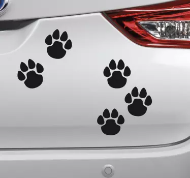 Autosticker honden pootjes - TenStickers