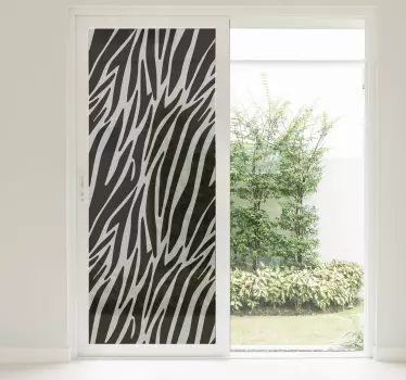 Raamsticker zebra print - TenStickers