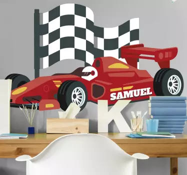 Muurdecoratie stickers 24 uur van de Le Mans - TenStickers